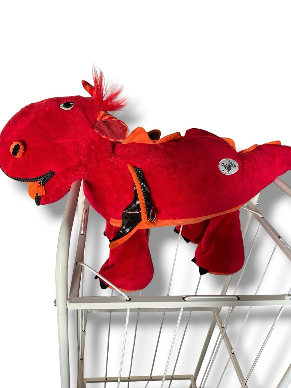 Blaze the Dragon Stuffies with zipper pocked
